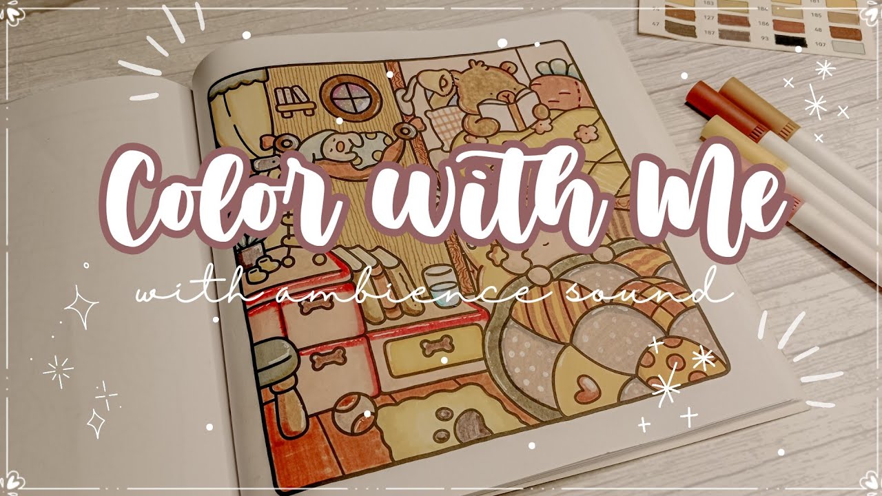 Color With Me in Real Time | Cozy Autumn Vibes 🍁 Coco Wyo Cozy Cuties