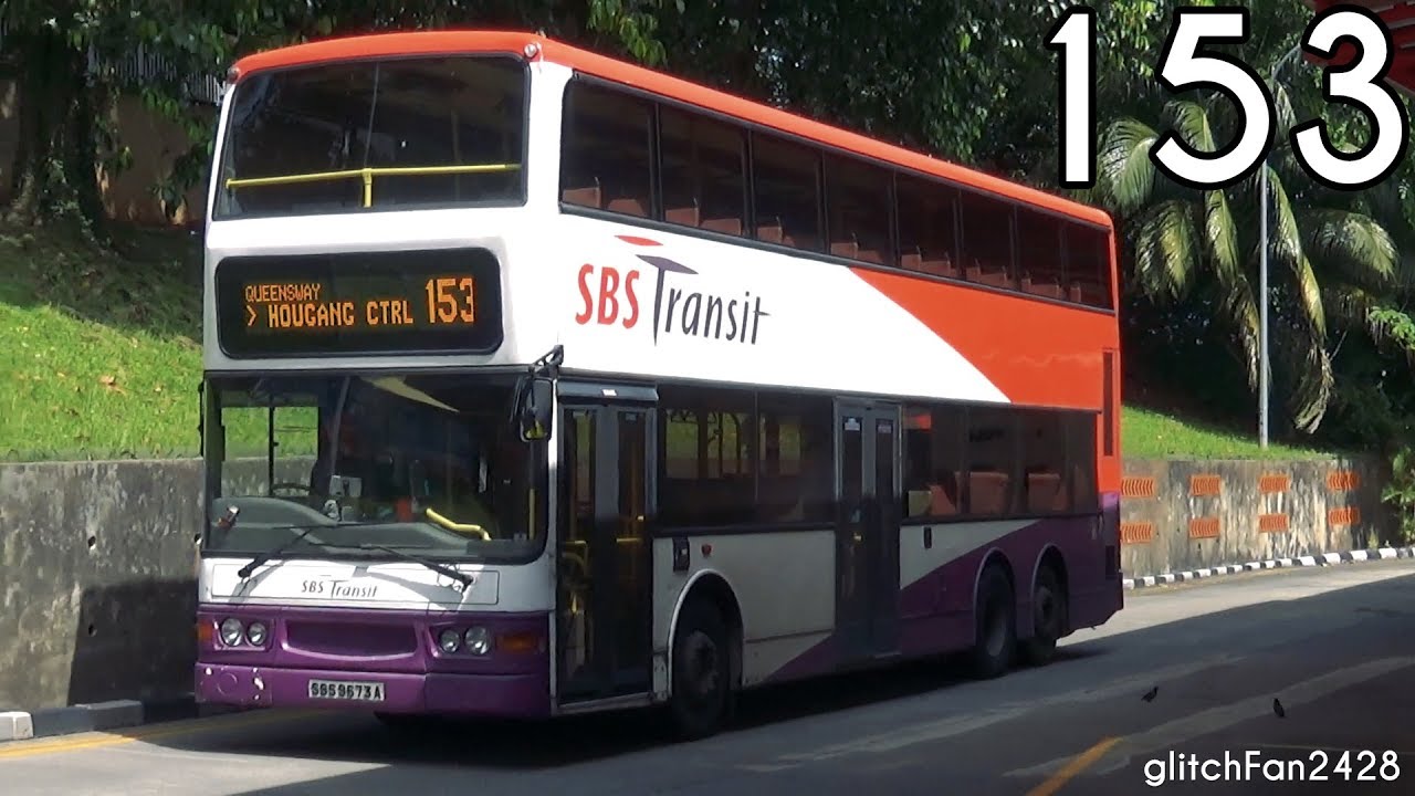 [SBST] (Retired) Loud Voith - SBS9673A on Service 153 - Dennis Trident III Duple Metsec