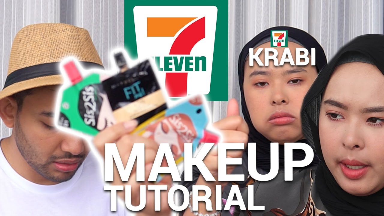 Tutorial MAKEUP 7Eleven + MUKBANG