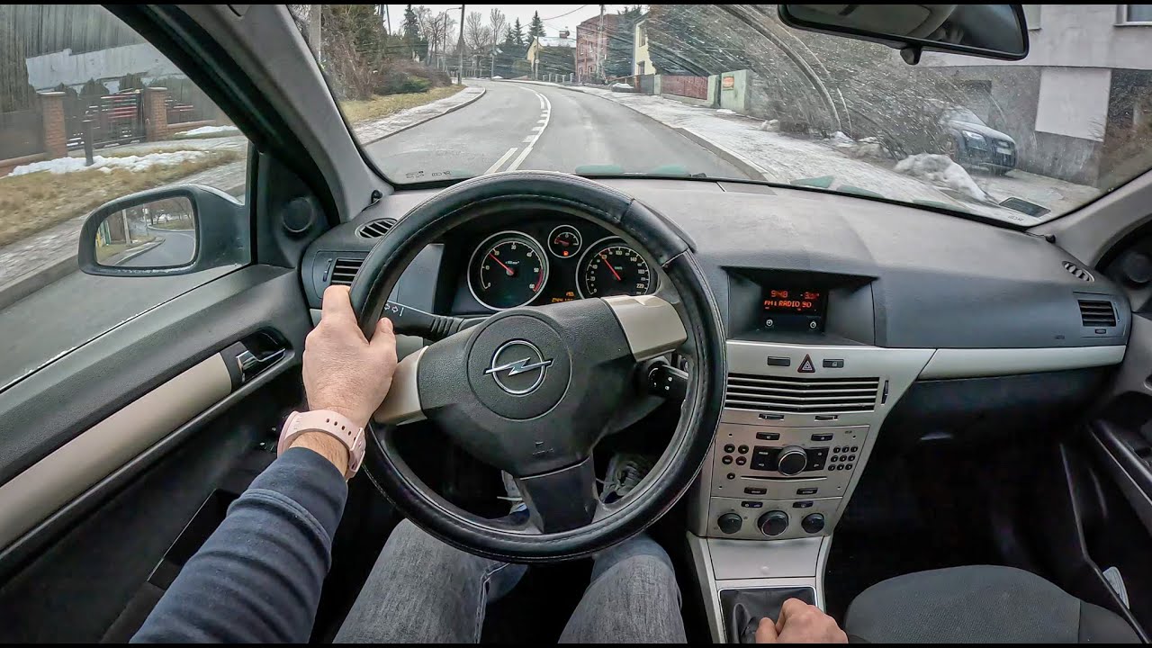 2007 Opel Astra H  [1.7 CDTI 110HP] |0-100| POV Test Drive #1579 Joe Black