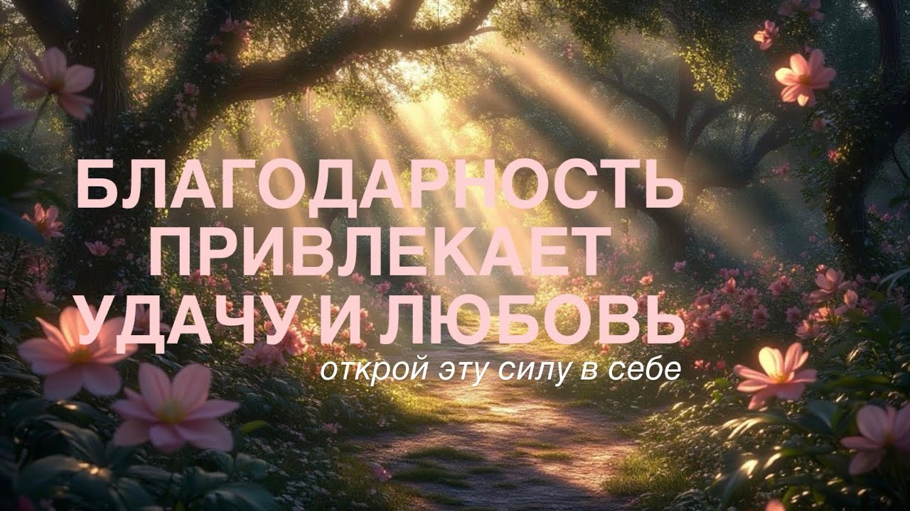 Сила Благодарности | Как Она Изменит Твою Жизнь Навсегда 