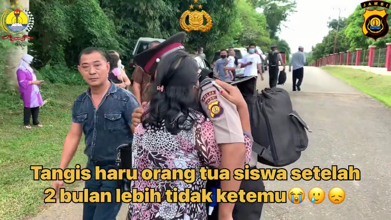 Libur Telah Tiba disambut dengan Tangis Haru Orang Tua Siswa POLISI SPN POLDA JAMBI.