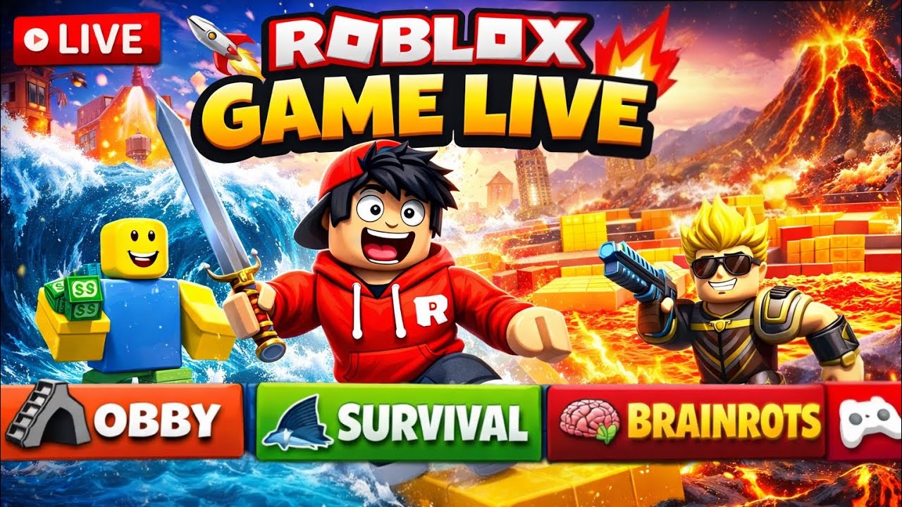 🔴 LIVE – New Roblox Games Live | Join Fast 🔥