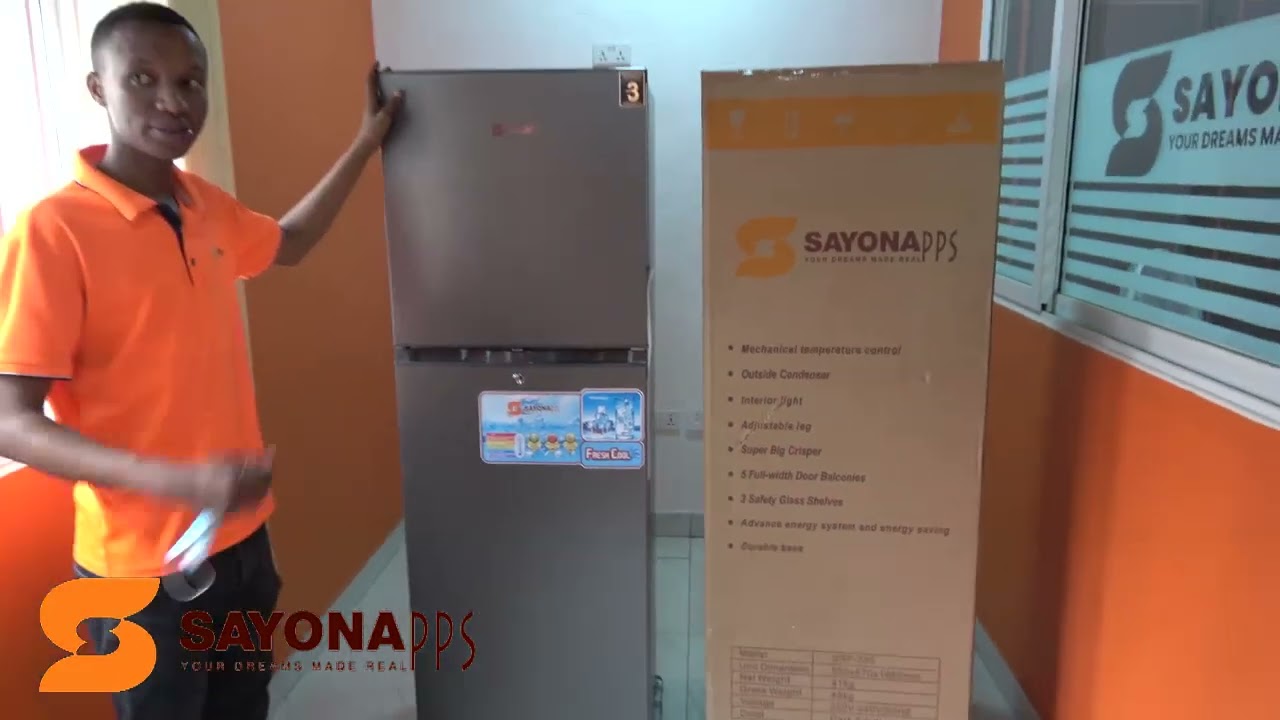 HOW SAYONA REFRIGERATOR SRF 330 IT WORKS IN KINYARWANDA