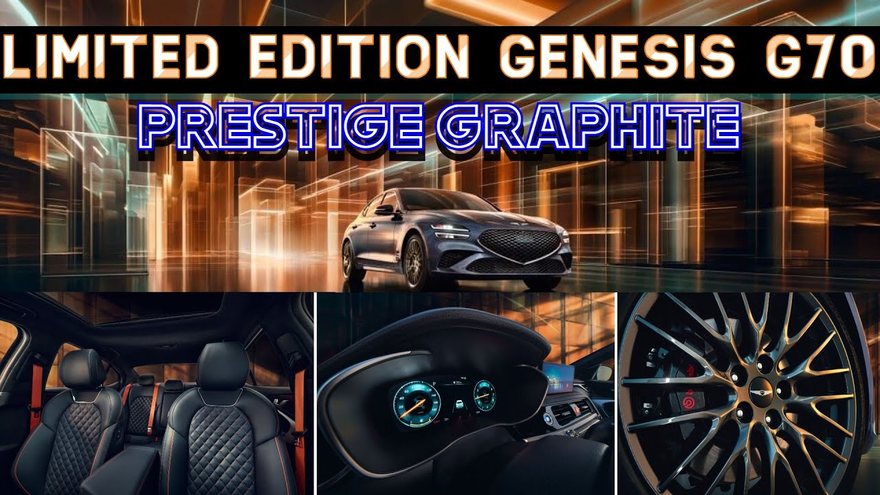 Limited Edition 2026 Genesis G70 Prestige Graphite 