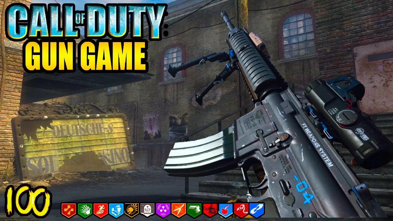 Cod Zombies but it's GUN GAME on Kino Der Toten