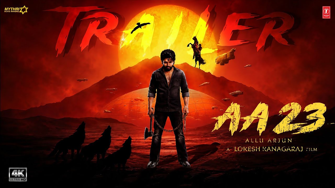 AA23 Official Trailer (2026)| Allu Arjun | Pooja Hegde | Lokesh Kanagaraj | LCU | Update