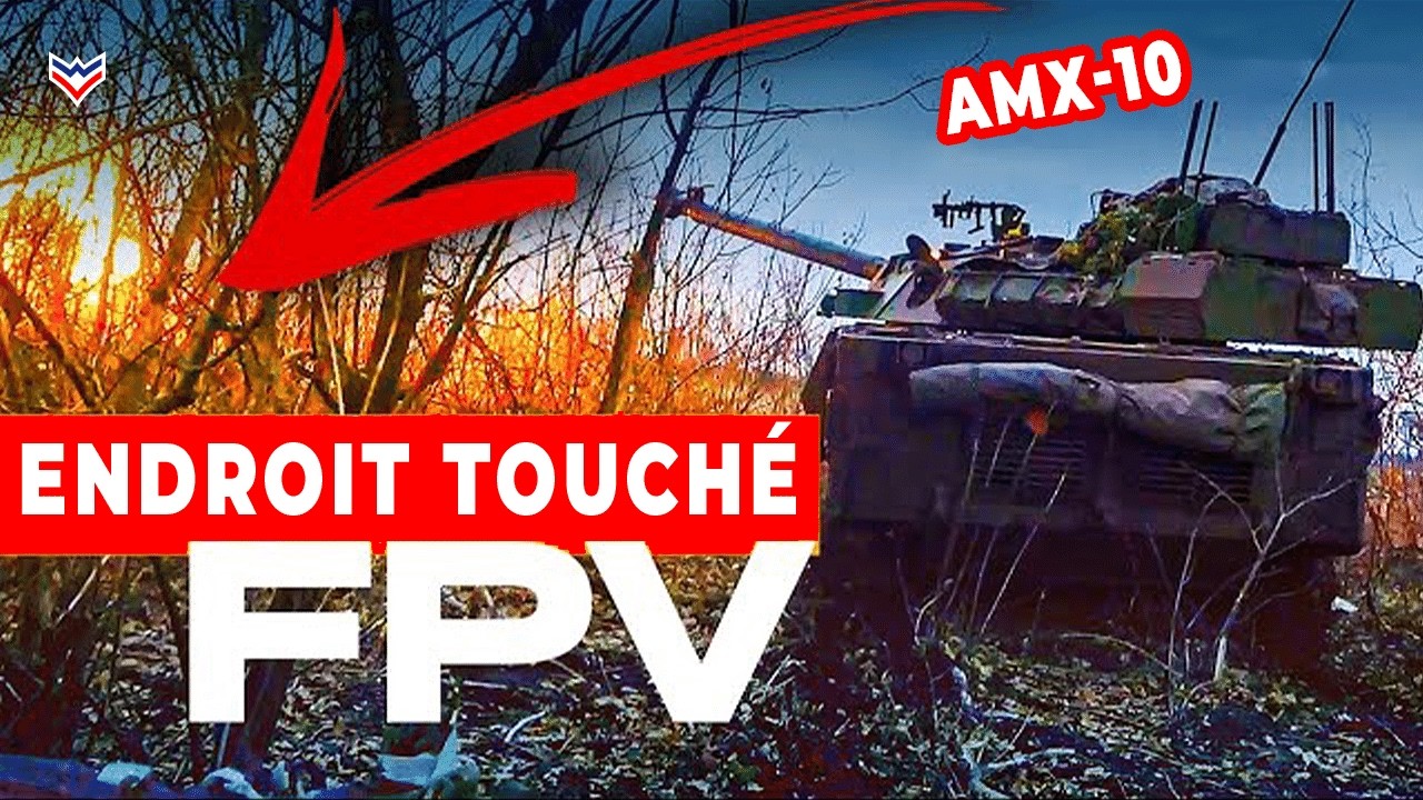 Un AMX-10 frappé par un drone FPV en pleine interview! | ARMY TV