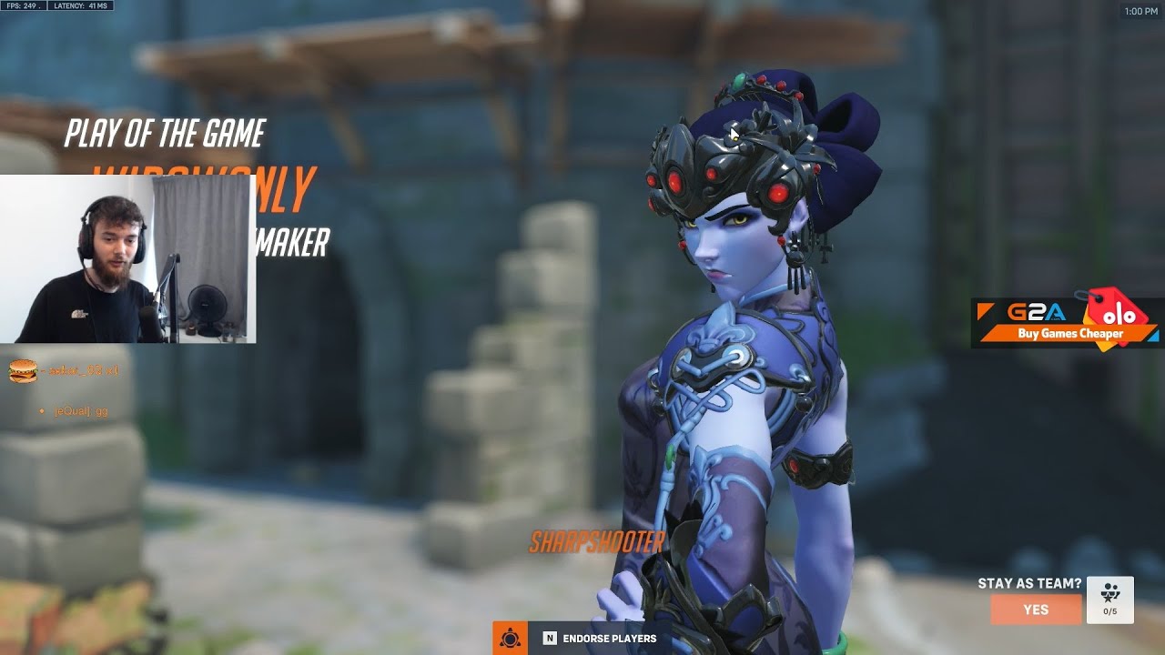 POTG! ROAD TO TOP 500! DAFRAN WIDOWMAKER OVERWATCH 2 GAMEPLAY SEASON 4