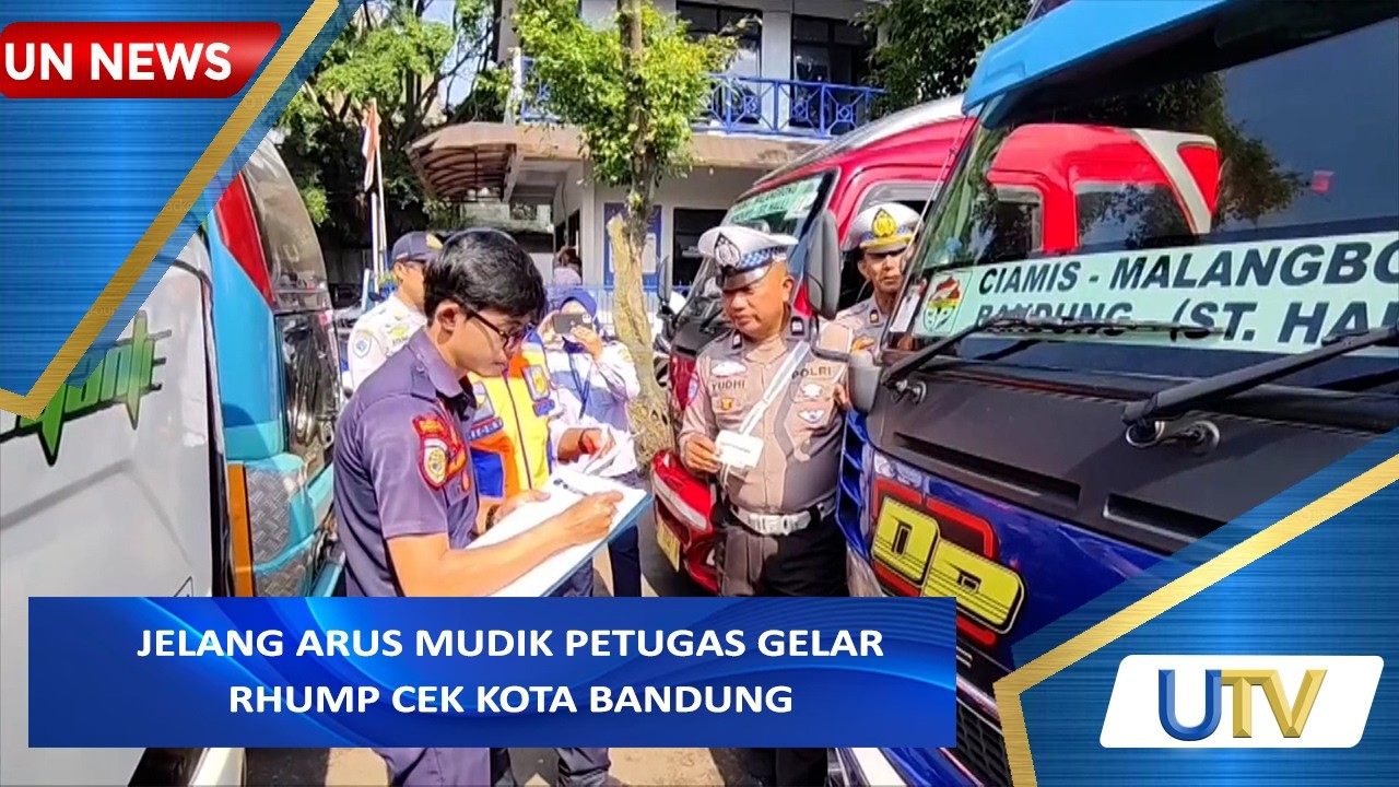 Jelang Arus Mudik Petugas Gelar Rhump Cek Kota Bandung | UN News | UTV