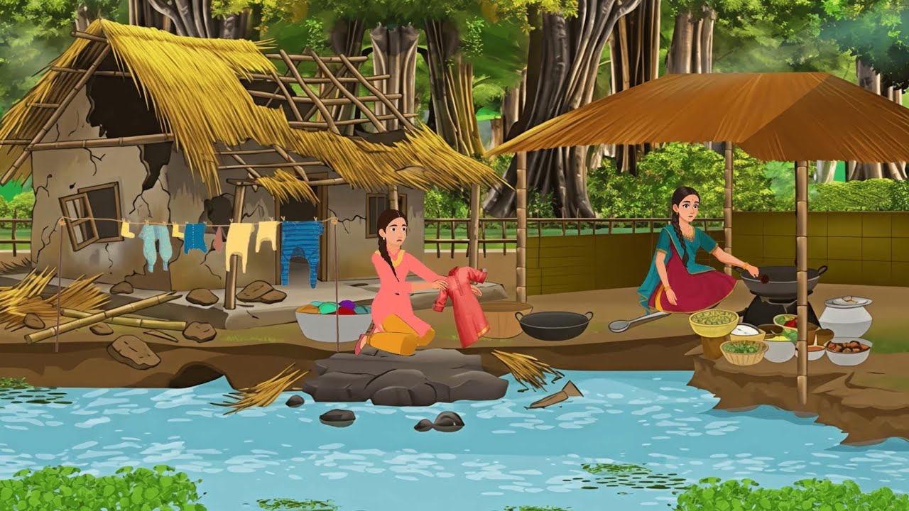 दो बहनों की लिखी तकदीर | Hindi kahani |Cartoon Story | Hindi kahaniya | Moral Stories| Hindi Story