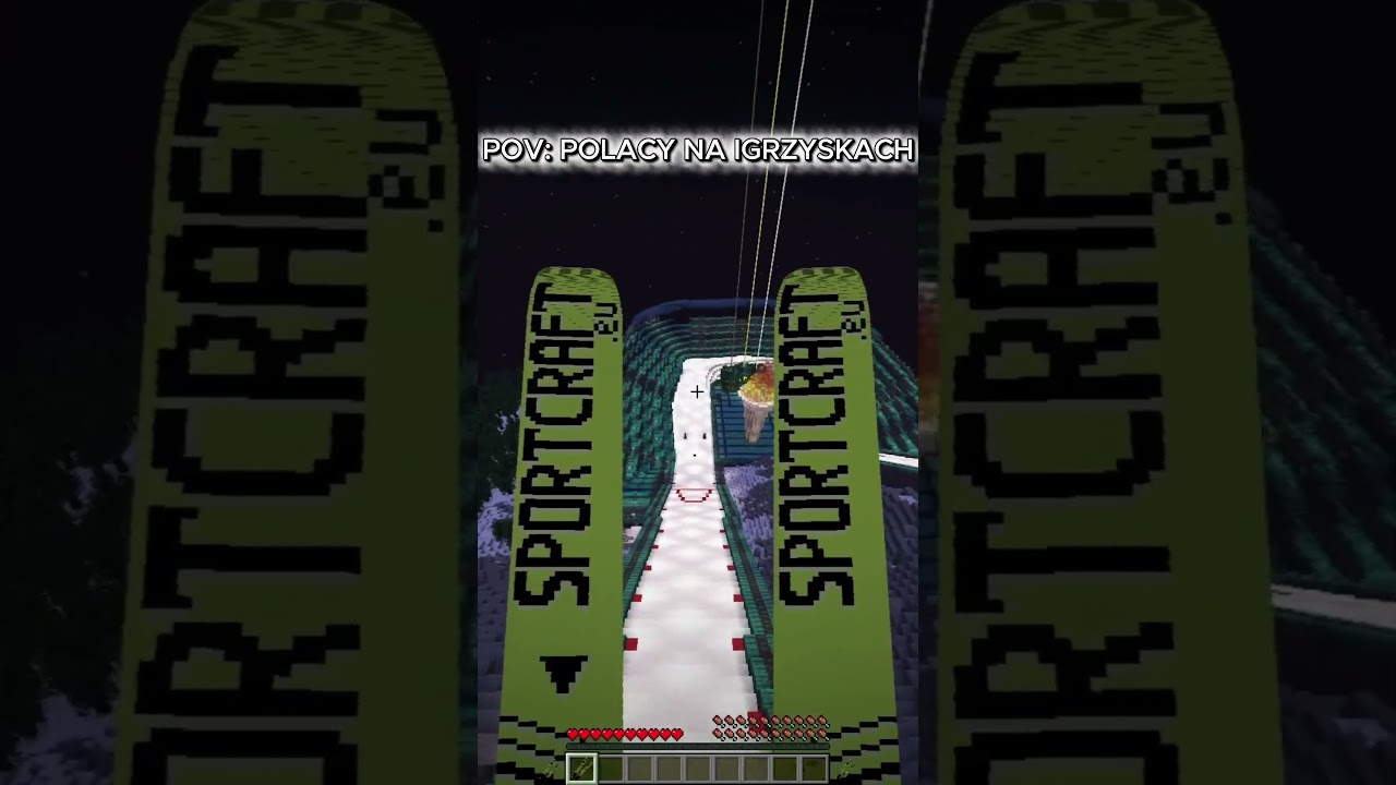 POV: POLACY NA IGRZYSKACH.. #minecraft #nostalgia #io #milancortina2026 #skokinarciarskie