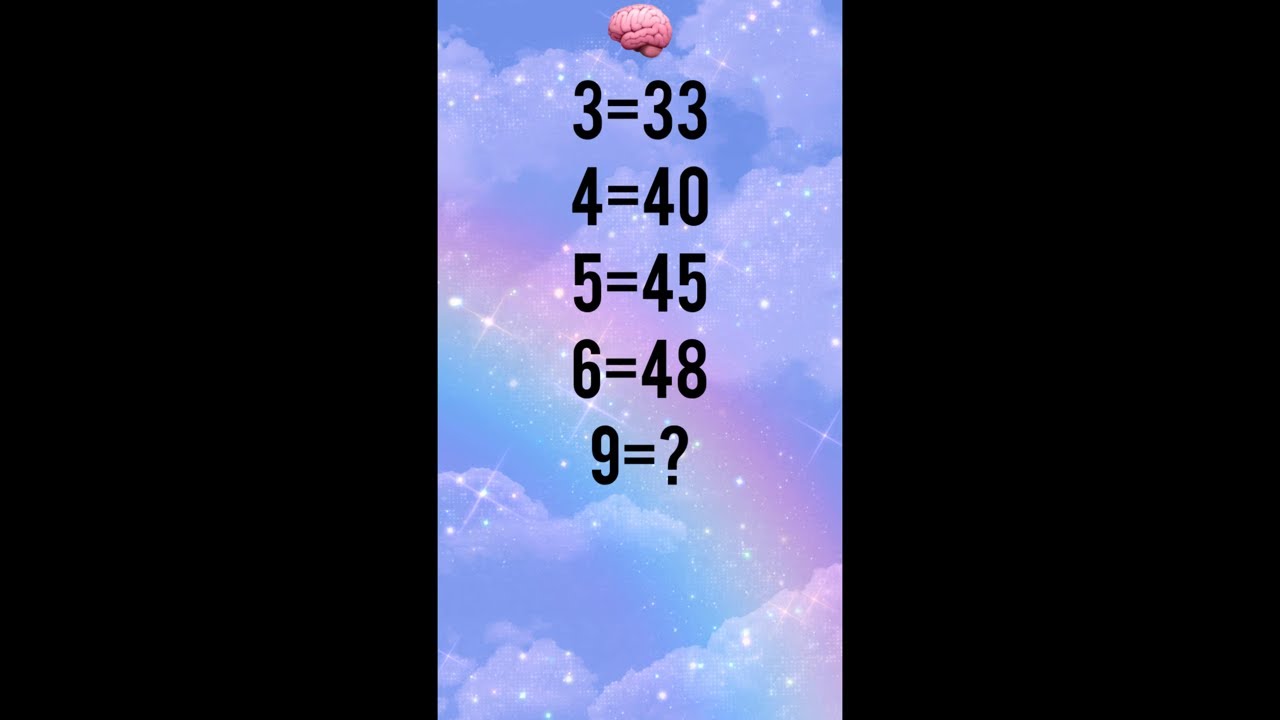 Confusing puzzle # math game #question#brain powar