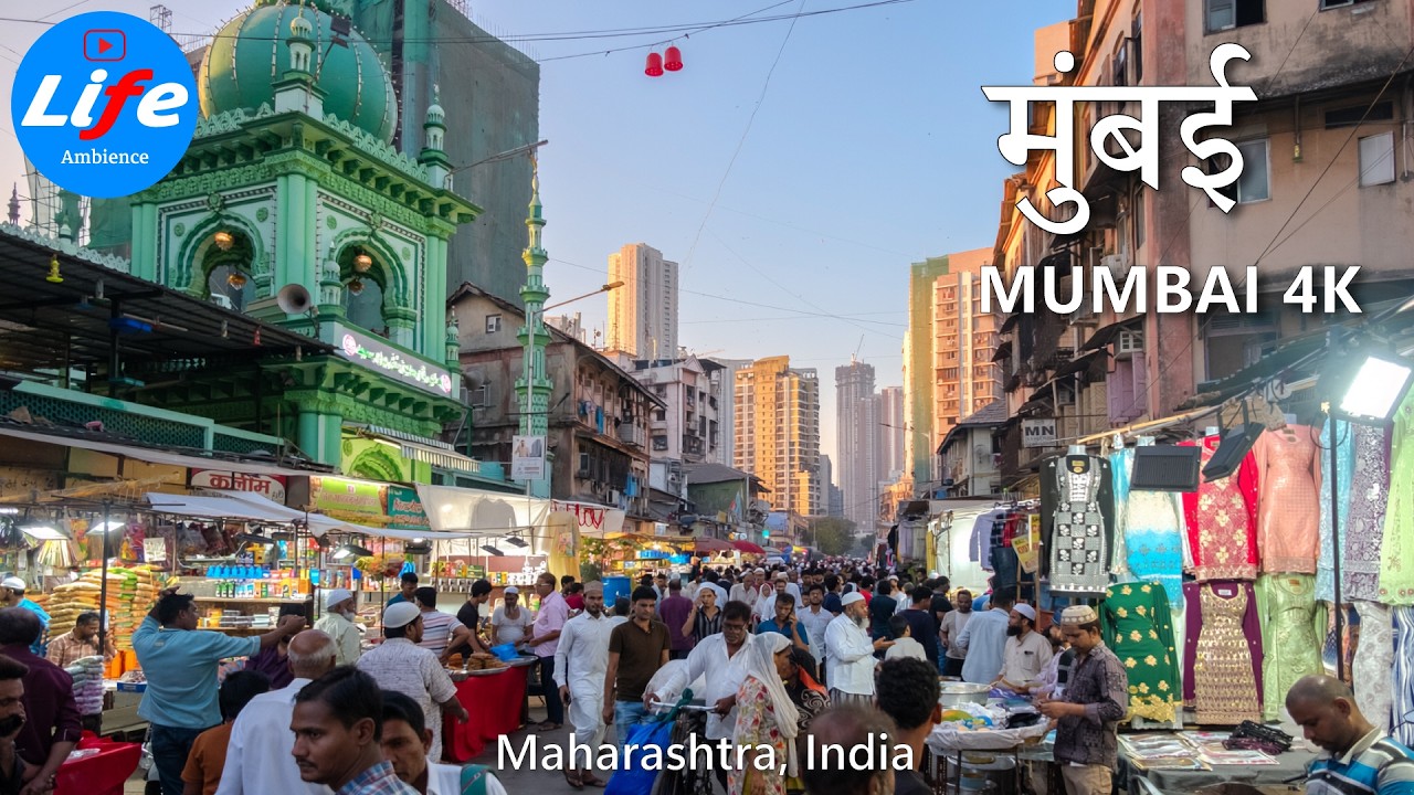Ramadan in MUMBAI 🇮🇳, Madanpura Iftar Street Feast 2025 - INDIA Walking Tour 4K