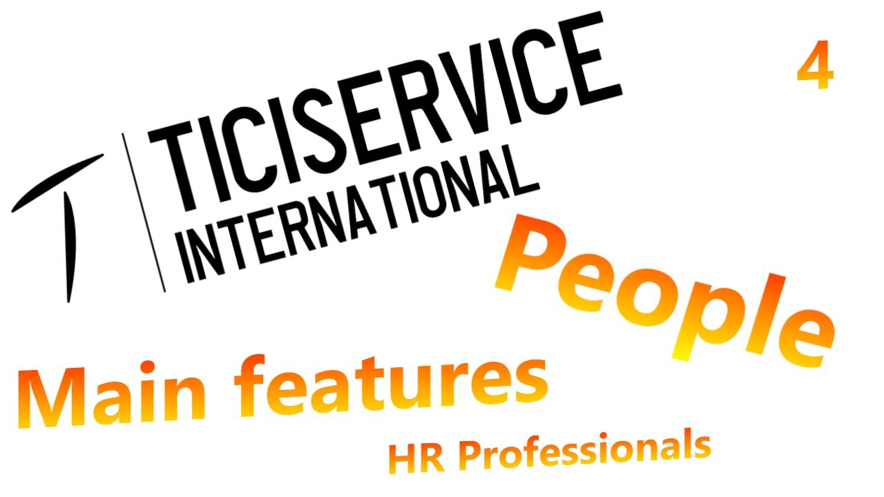 People, Main features for HR Professionals