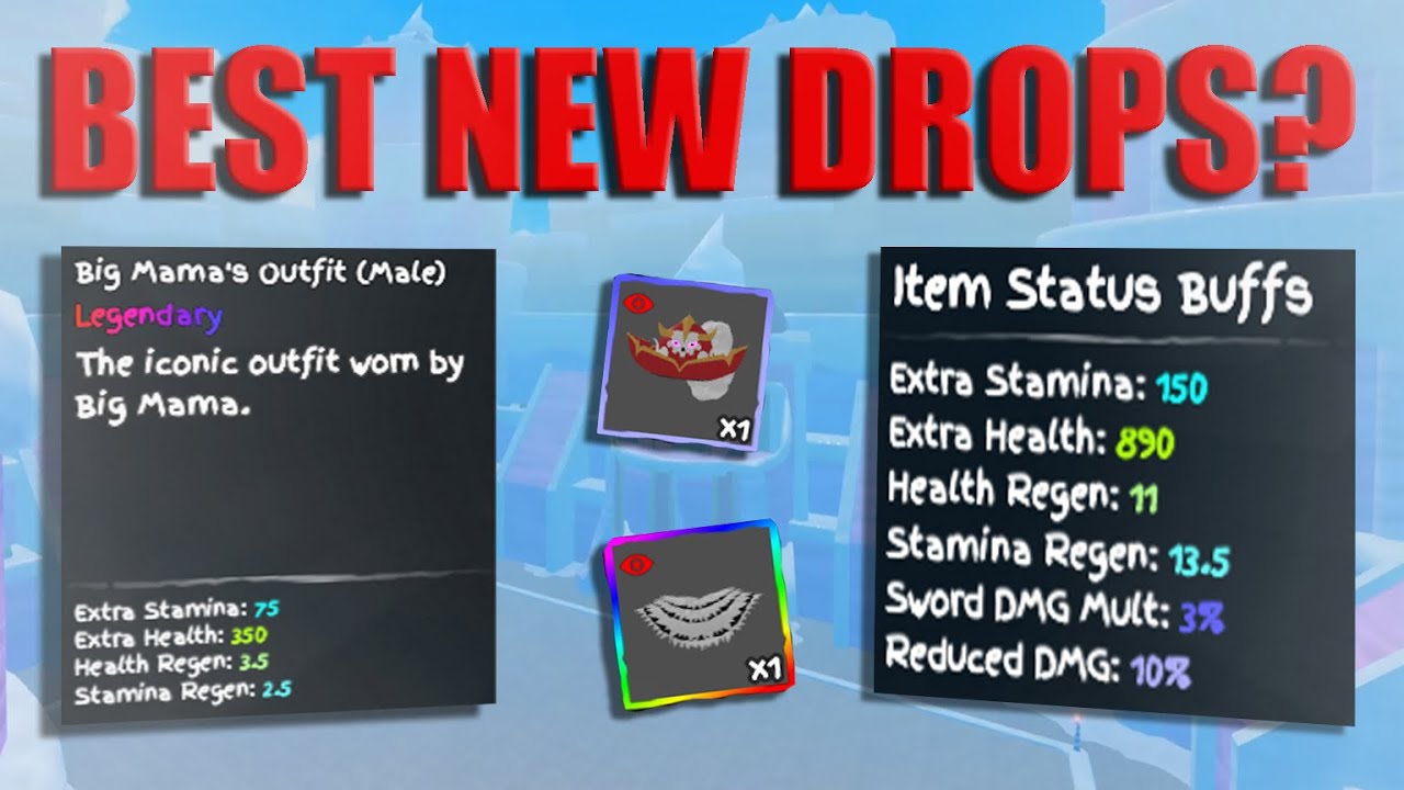 [GPO] BEST PVP ACCESSORIES/DROPS FOR WHOLECAKE UPDATE