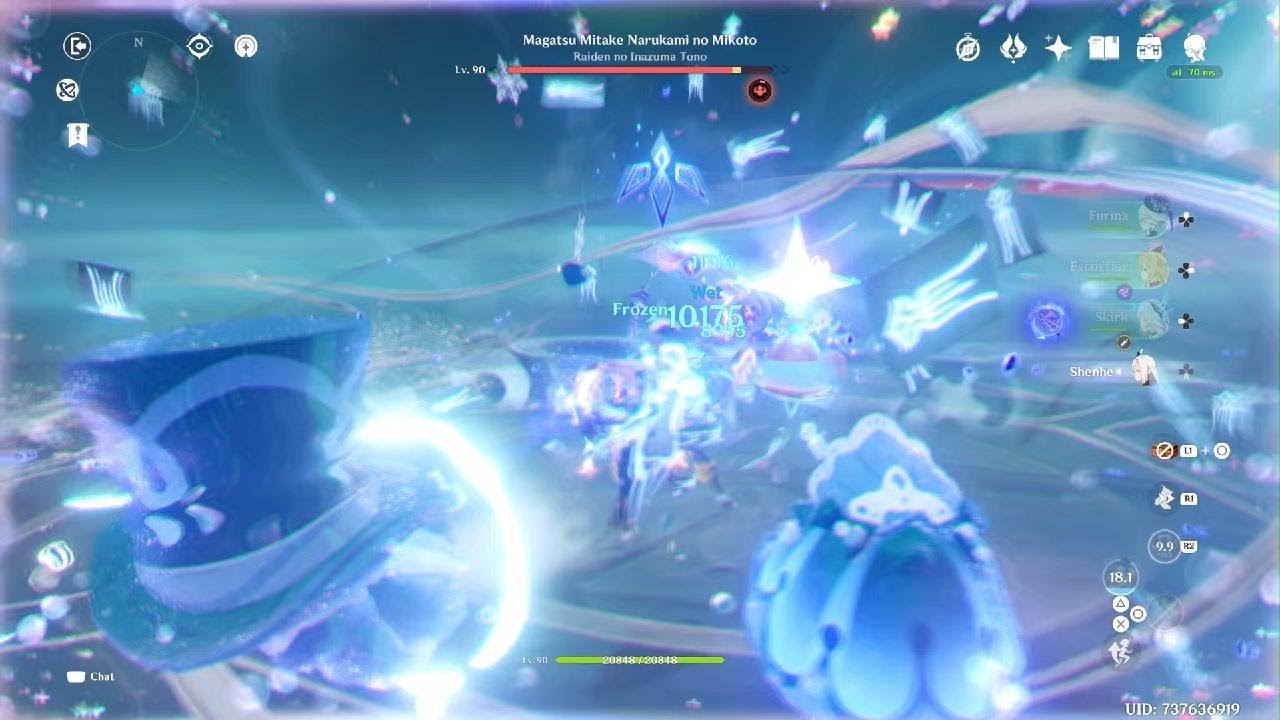 Cryo Queens with c2 furina