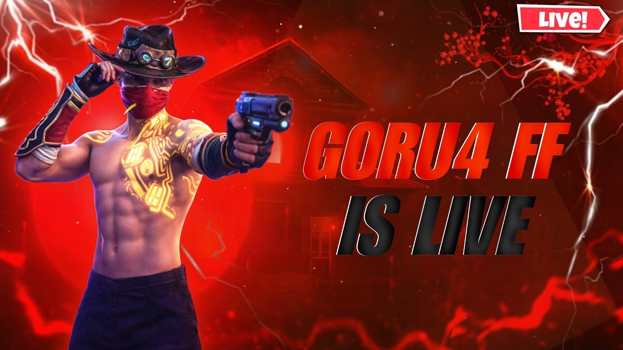 GORU4 FF IS LIVE NOW. UID REVIEW AND FRENDLY CUSTOM IN ONE STREAM.