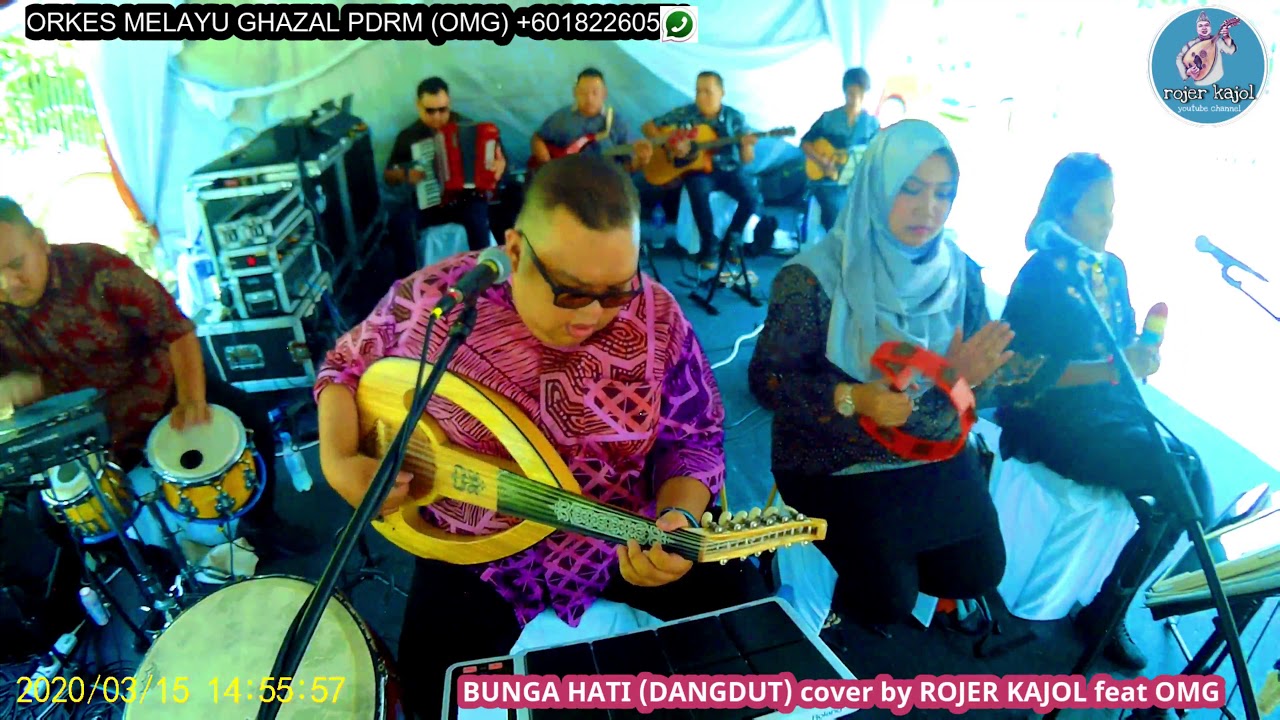 BUNGA HATI (DANGDUT) cover by ROJER KAJOL feat OMG PDRM