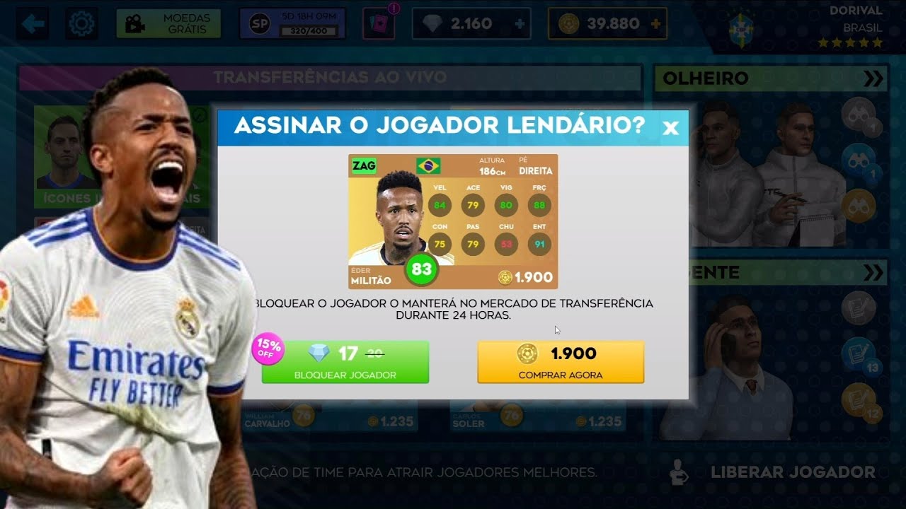 DLS | Modo Carreira Seleção Brasileira #11 ( Militão Convocado !! )