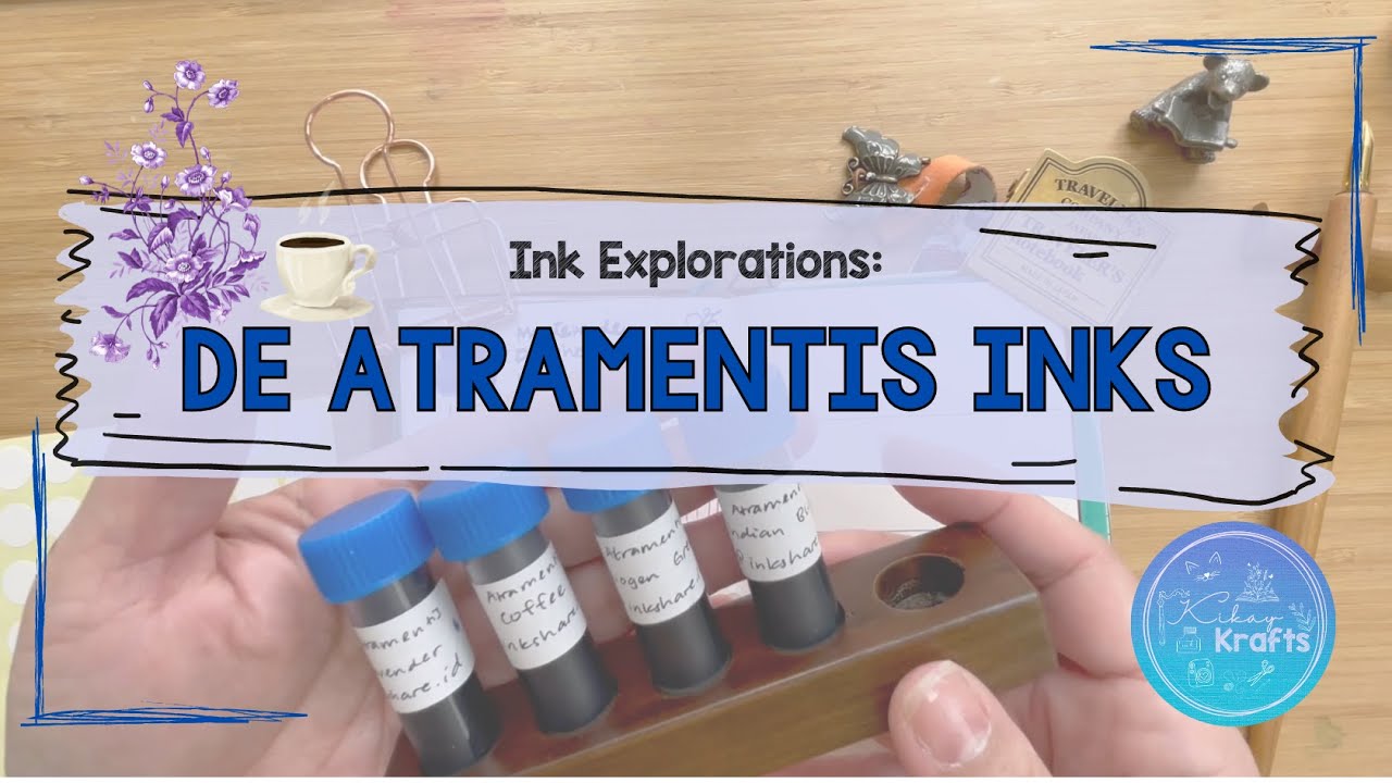 Come Ink Swatch with me and De Atramentis Inks