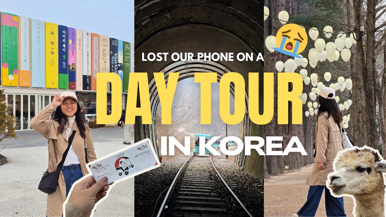 KOREA VLOG: Day Tour in Nami Island, Alpaca World and lost our phone at Rail Park | NSeoul Tower