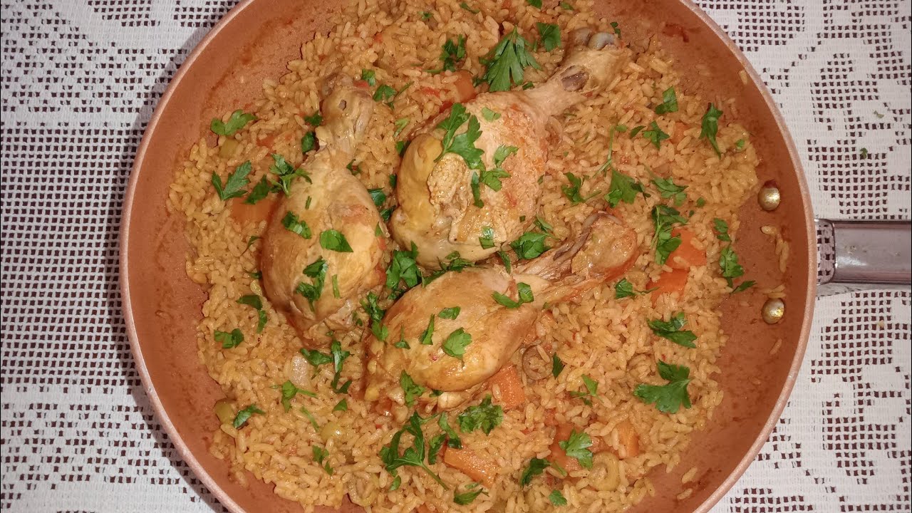 Recette de riz au poulet 😋 facile simple