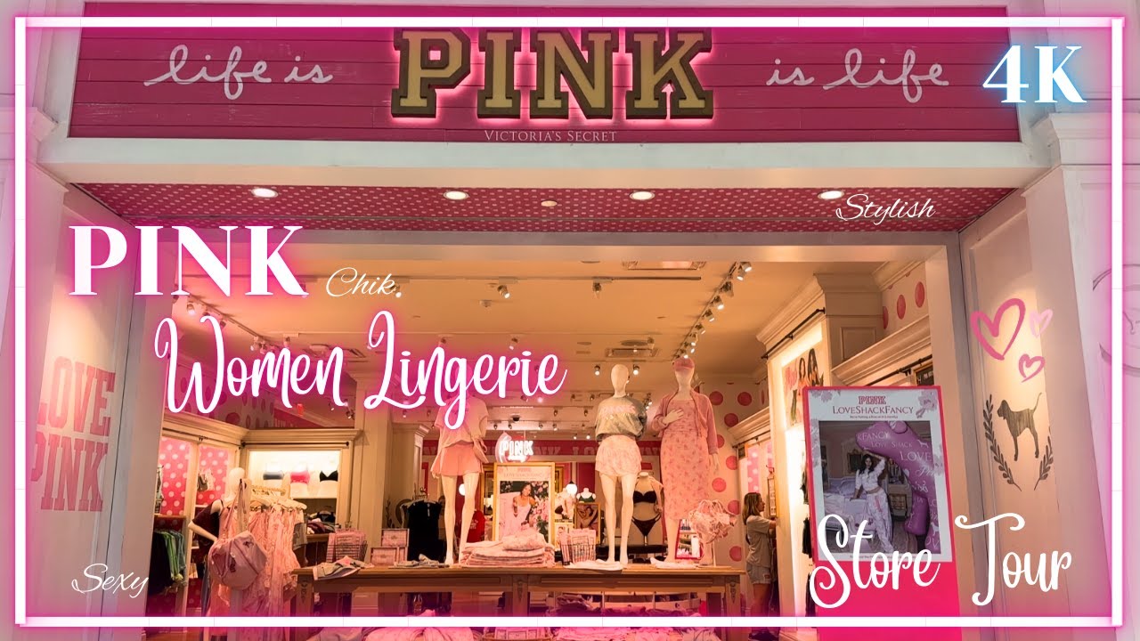 Pink Women's Lingerie Shopping Vlog | Store Tour 2025