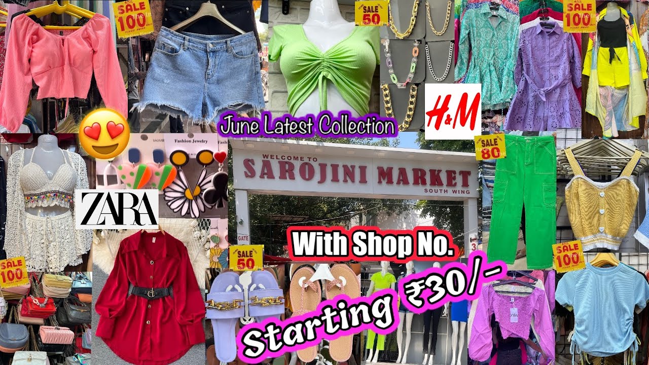 Sarojini Nagar Market Delhi | Latest Summer Collection 2023 With Shop Number #sarojininagar