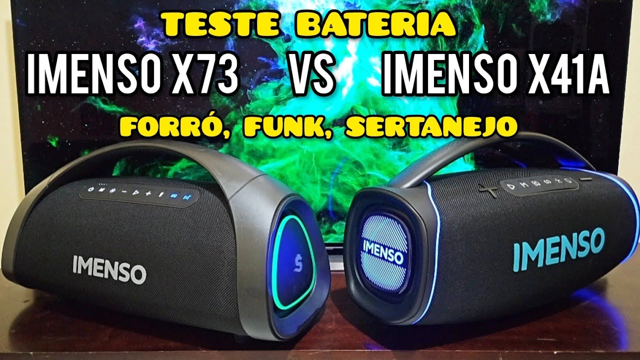 IMENSO X73 VS IMENSO X41A E A BATERIA PRIMEIRAS IMPRESSÕES