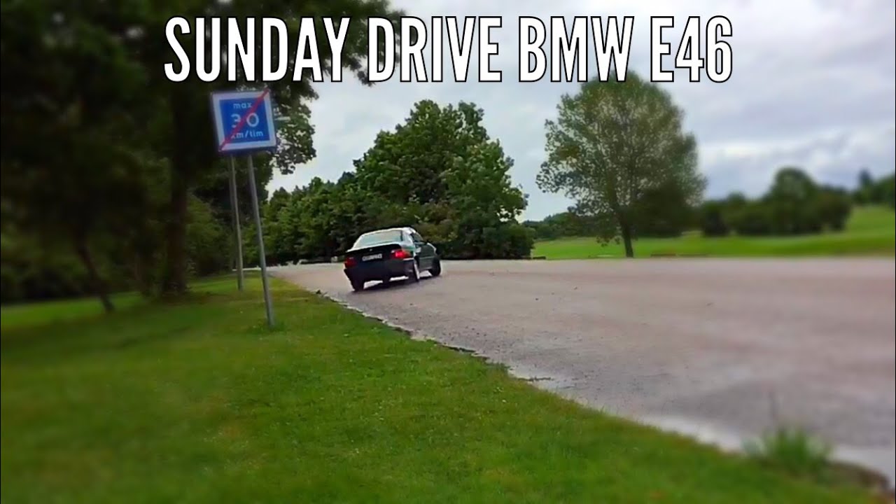 Bmw 318i e36 drift in the rain