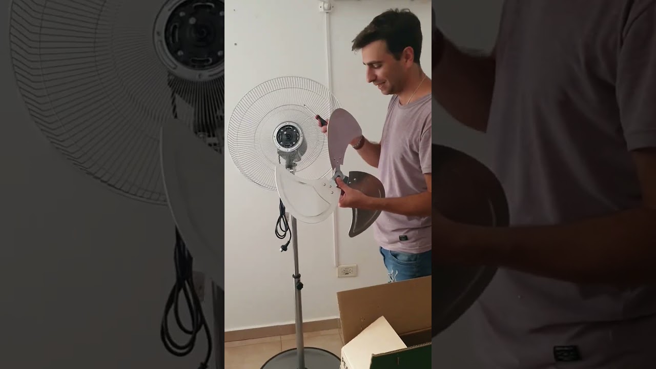 Armado, funcionamiento de ventilador de pie peabody vp250