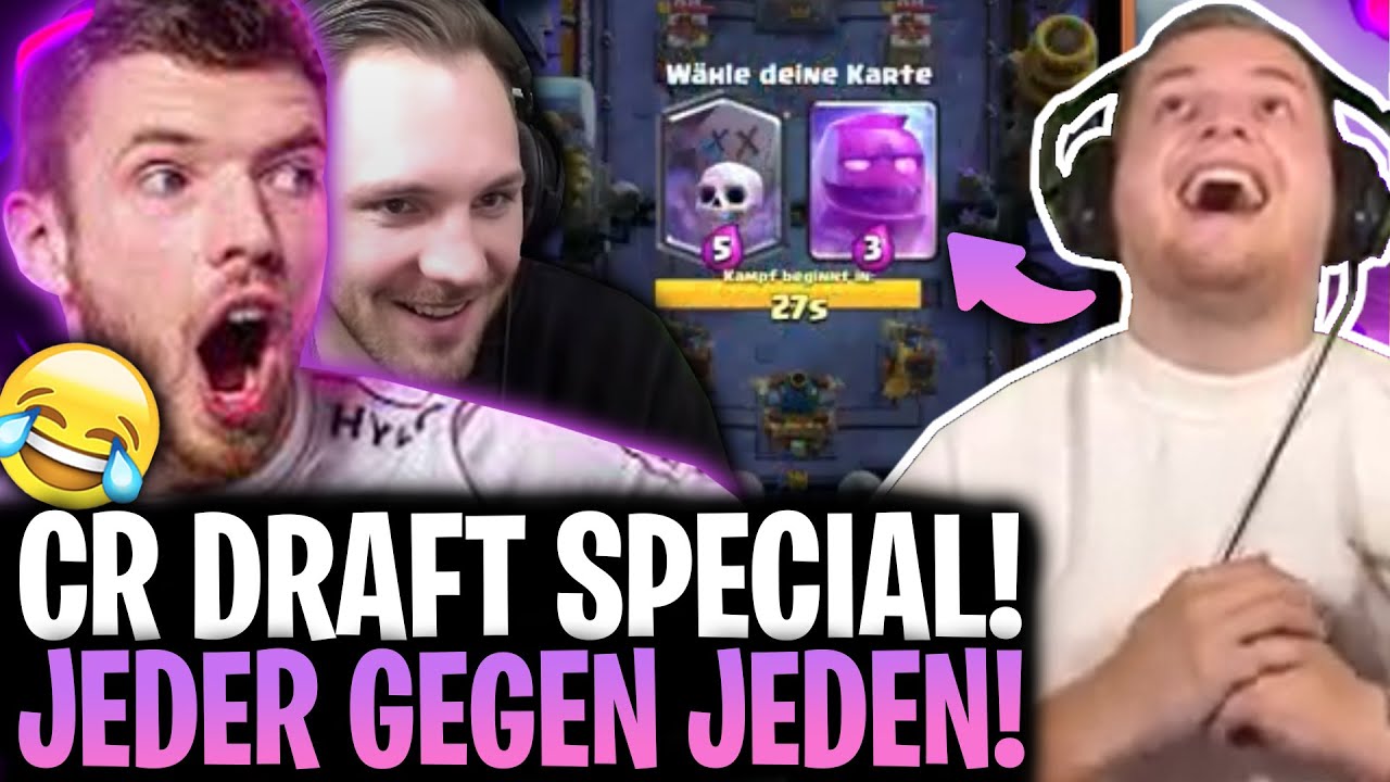 🤯😂 Die SPANNENDSTE Clash Royale CHALLENGE aller ZEITEN?! | Wir draften uns gegenseitig nur Müll!
