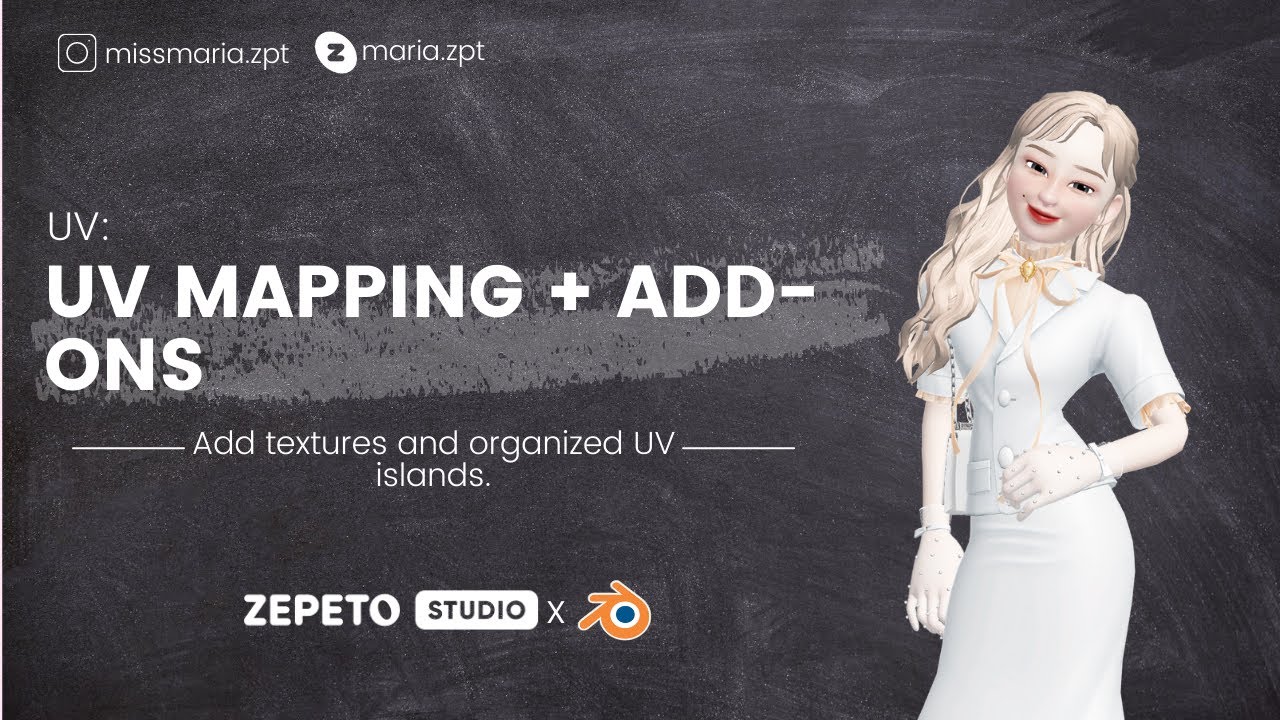 [ZEPETOR CLASS] ZEPETO 3D Item Tutorial 6: UV Unwrapping + Installing Add-ons