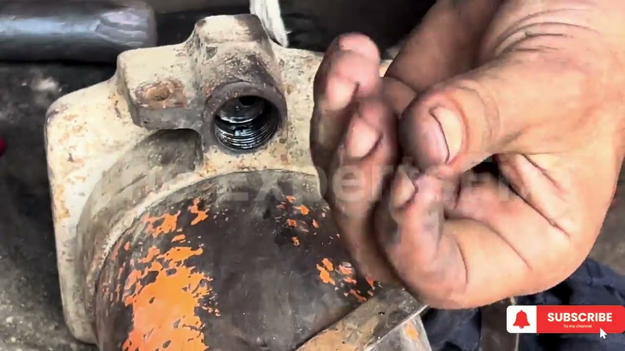 hydraulic jack restoration and repair | hydraulic jack repair | awesome technique #diy #jack#art 