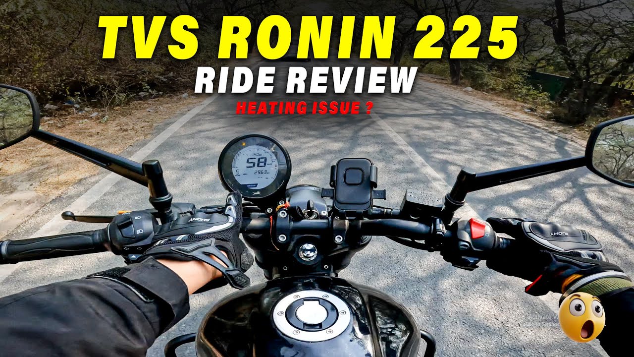 Подробный обзор нового TVS Ronin 225: проблемы с перегревом?? 🤯. #youtube