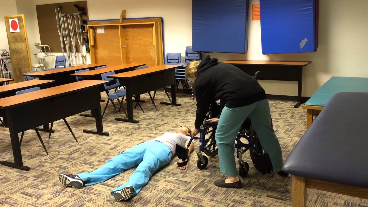 2-Person Floor to Wheelchair Transfers