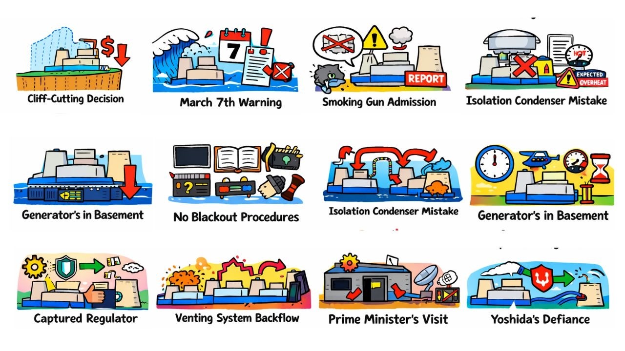 Every Reason of Fukushima Disaster Explained in 13 Minutes