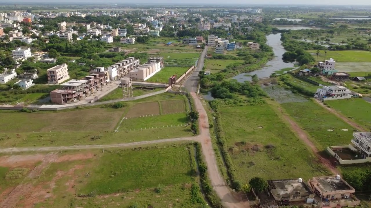Beautiful Nature from Sky | Drone View of Telugu Village in 4K | MINI 4K