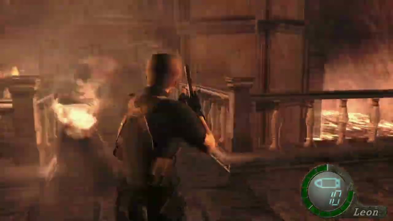 Resident Evil 4: Dragon Room Fight, No Damage, No Item Case, All Enemies Defeated