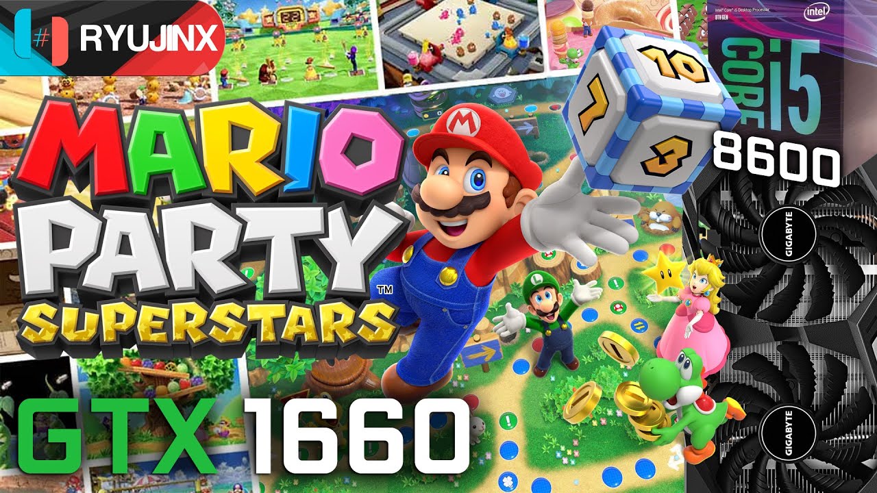 Mario Party Superstars | Ryujinx Emulador - GTX 1660 / i5 8600