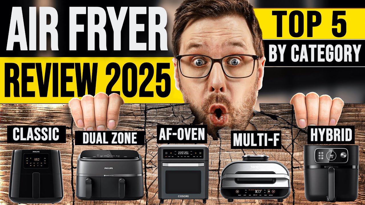 Best Airfryer 2025 ► TOP 5 Review by Category! | 25+ Devices tested! ✅ Reviews 