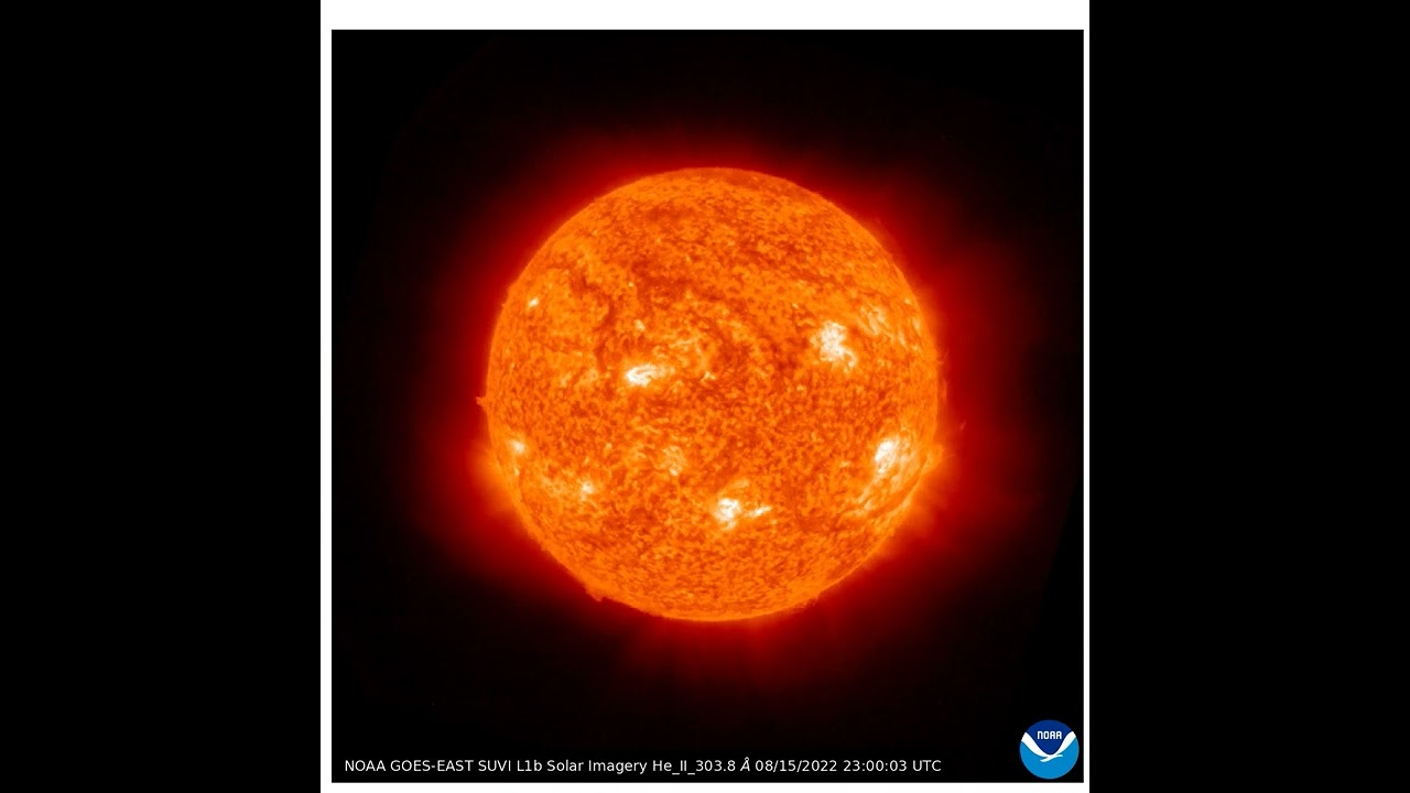 NOAA's GOES-East satellite captured several eruptions from the Sun