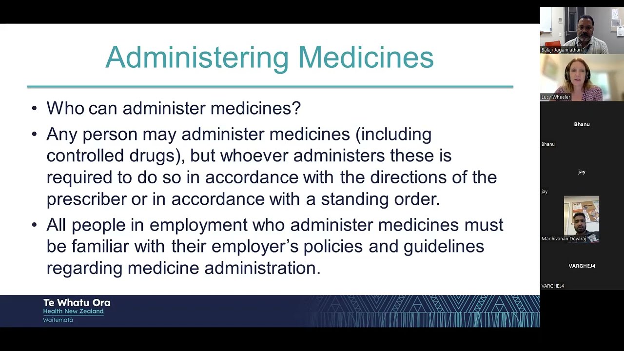Medication Safety session VIDEO
