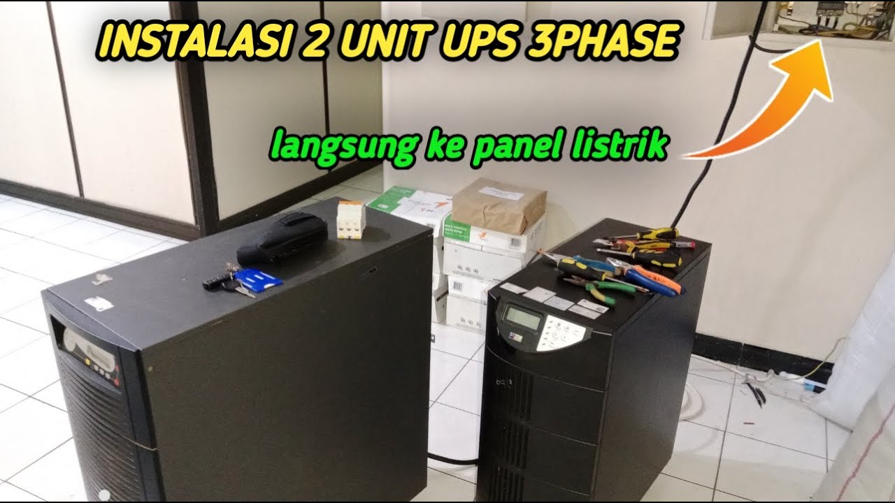 Tutorial cara instalasi UPS 3phase