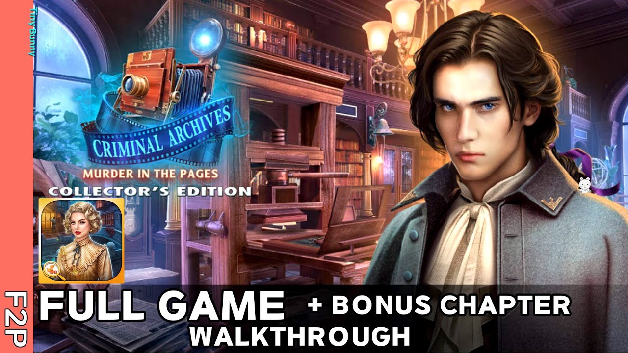 Criminal Archives 3 f2p Full Walkthrough