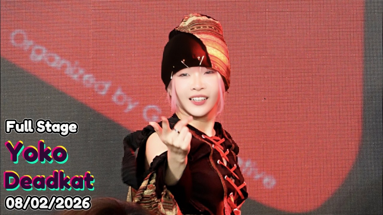20260208 [4K] [Fancam] Yoko Deadkat - Full Stage @ JAPAN EXPO THAILAND 2026 Day 3