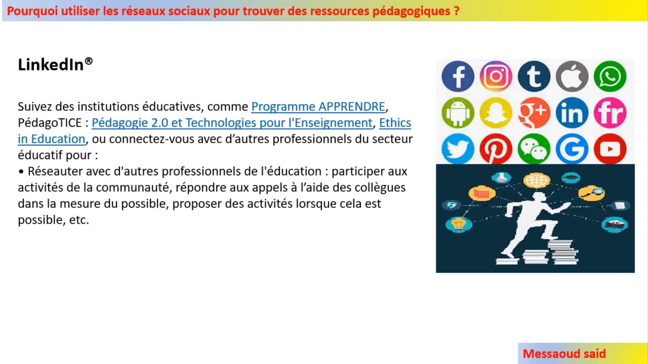 utiliser les réseaux sociaux pour trouver des ressources numériques