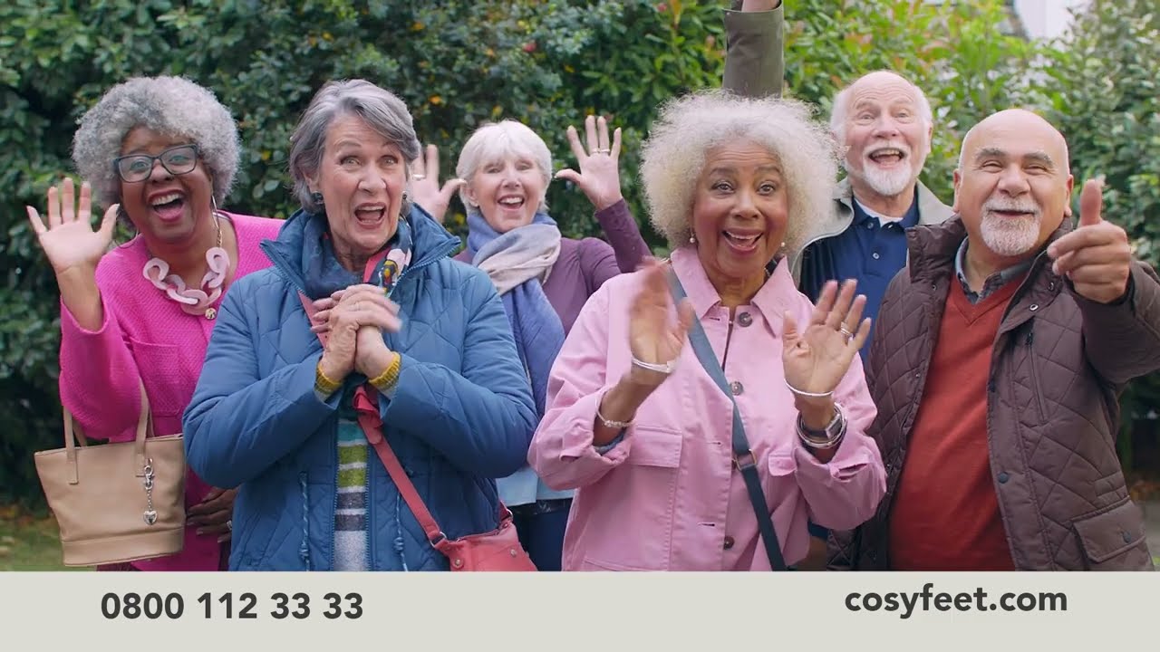Cosyfeet Television Advert | Extra Wide Footwear for Men and Women