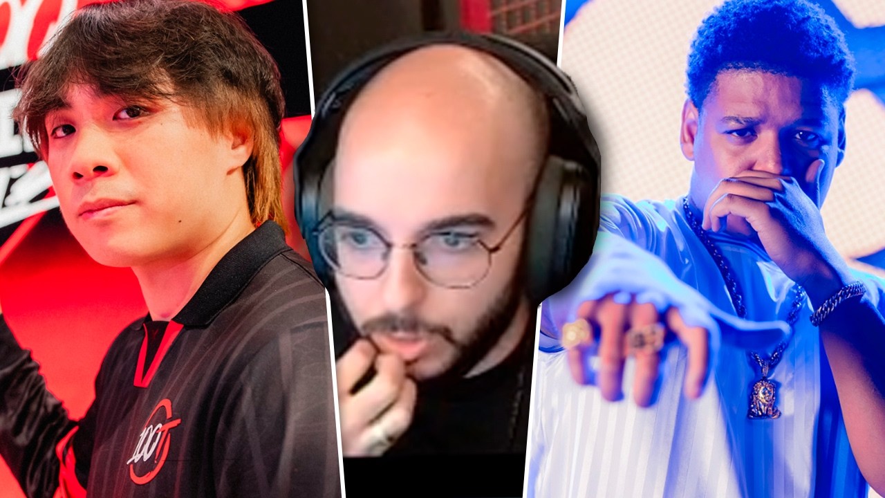 EG x 100T - DGZIN JOGANDO O JOGO DA VIDA no KICKOFF! | Sacy React
